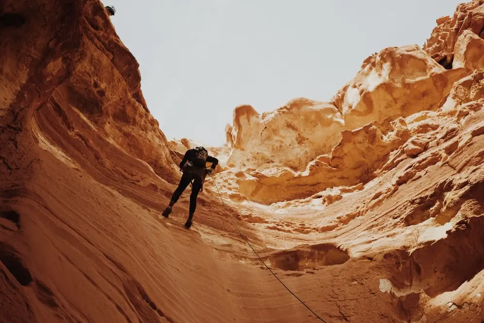 Rock Climbing in Moab, Utah