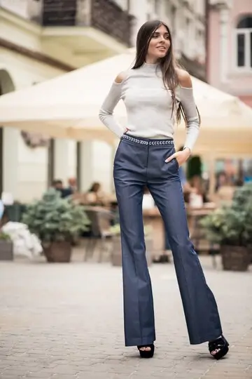 Style Flare Pants In Winter